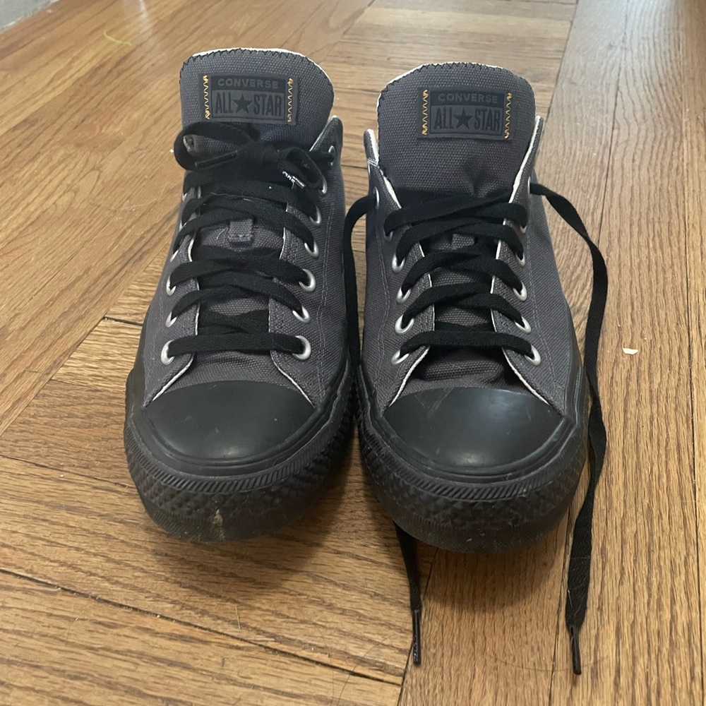 Converse All Star Black and Dark Gray Sneakers